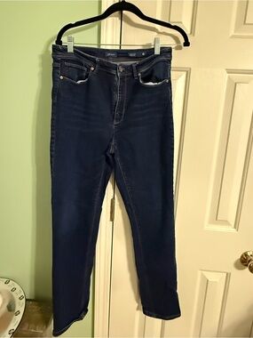 Dark Wash Straight Leg Jeans
